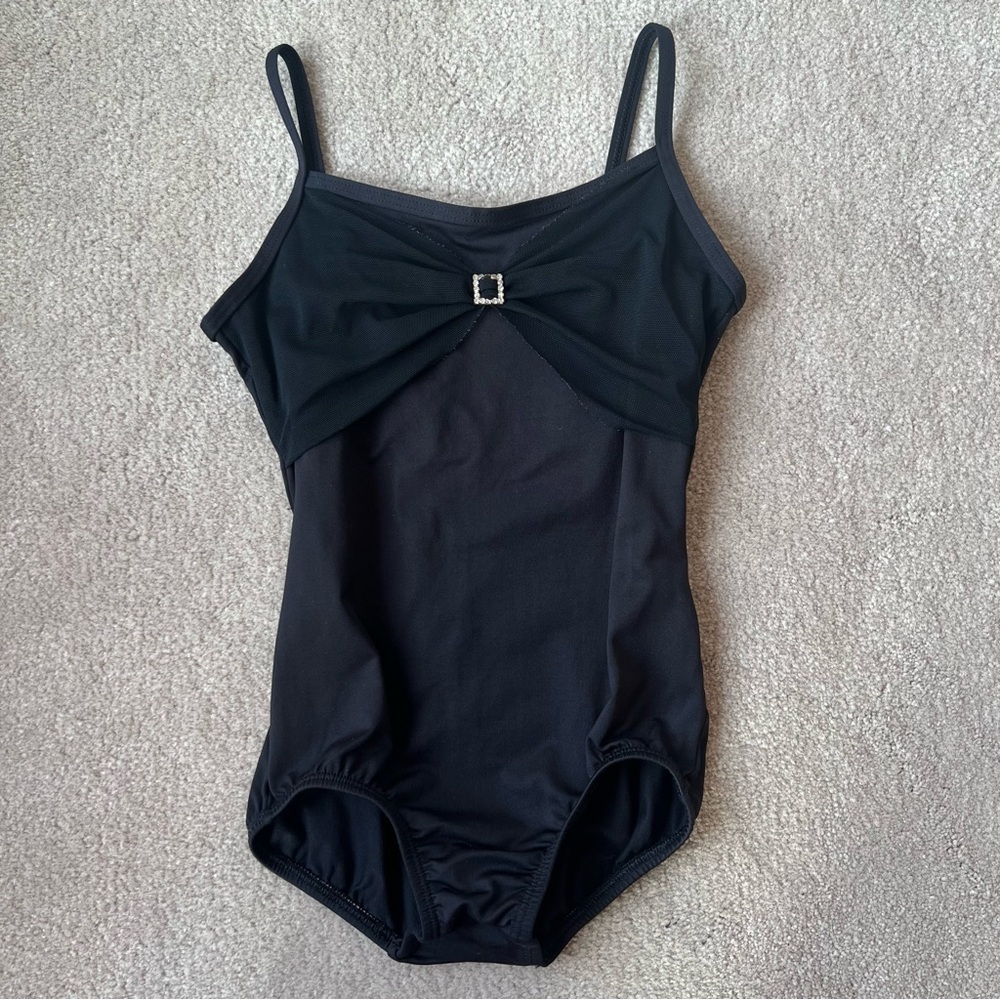 Motionwear Dance Ballet Leotard with Rhinestone clip Child 8/10